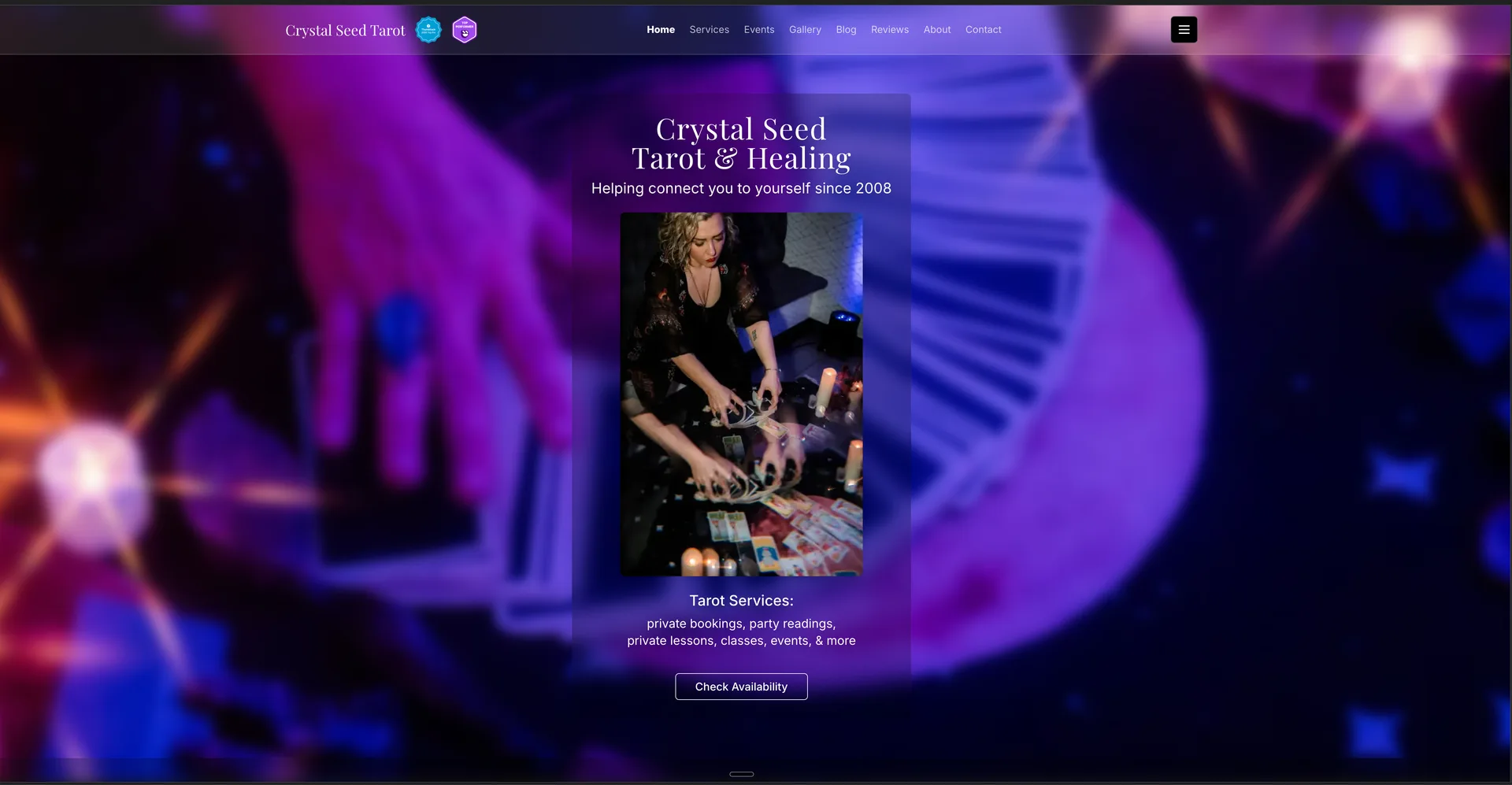 Crystal Seed Tarot screenshot